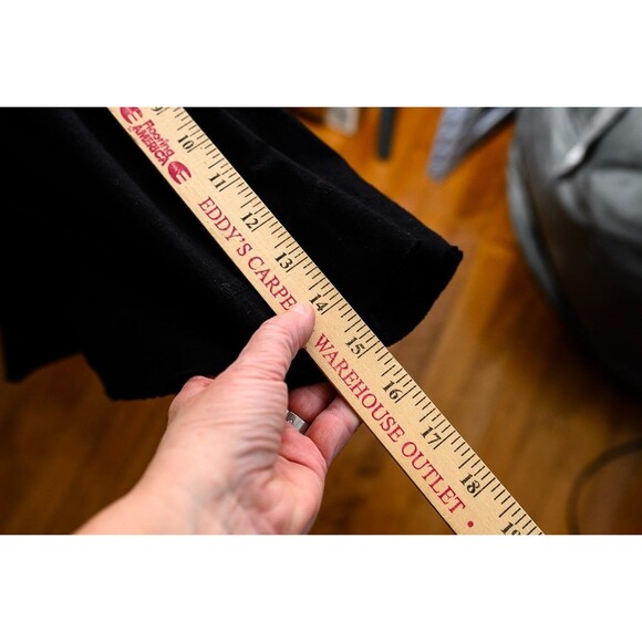 Natural Life Black Cotton Maxi Dress M collar button up - Picture 6 of 6